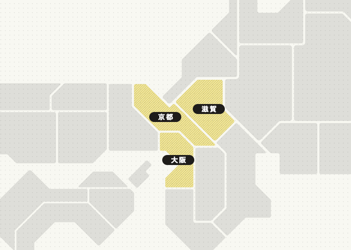 関西エリア地図
